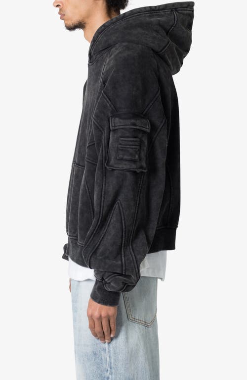 Mnml Oversize Pullover Hoodie In Charcoal Grey