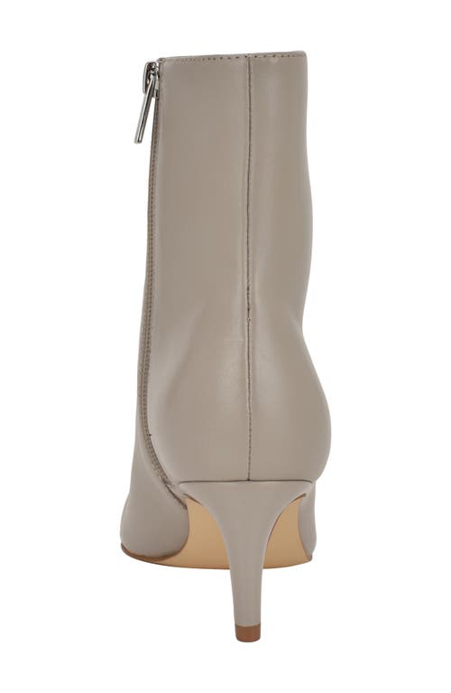 Calvin Klein Gentley Pointed Cap Toe Bootie In Taupe