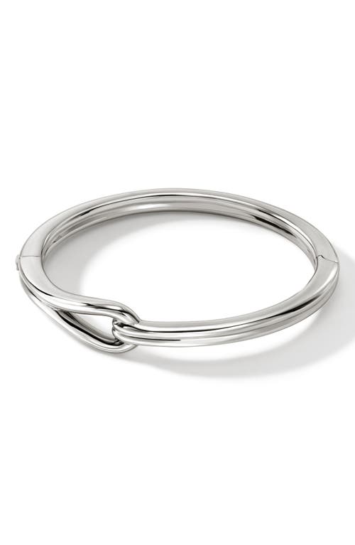 John Hardy Surf Hinged Bangle in Silver at Nordstrom