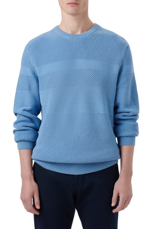 Bugatchi Mixed Stitch Cotton Sweater at Nordstrom,