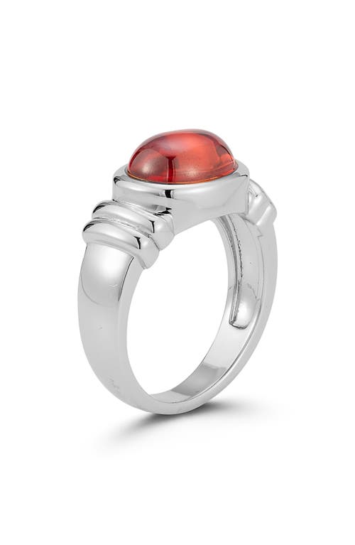 Chloe & Madison Chloe And Madison Cubic Zirconia Bold Ring In Silver