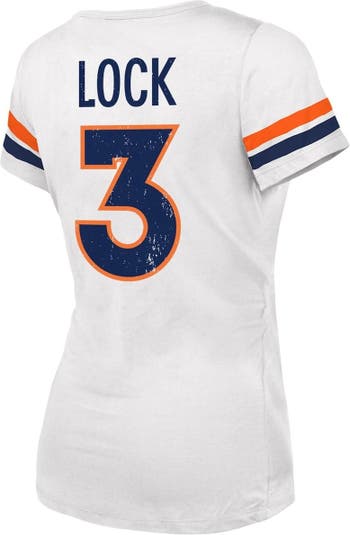 Nike Women's Fashion (NFL Denver Broncos) 3/4-Sleeve T-Shirt in Blue, Size: Large | NKNW044P8W-06O