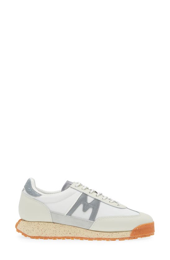 Shop Karhu Gender Inclusive Mestari Control Sneaker In Llily White/ Silver