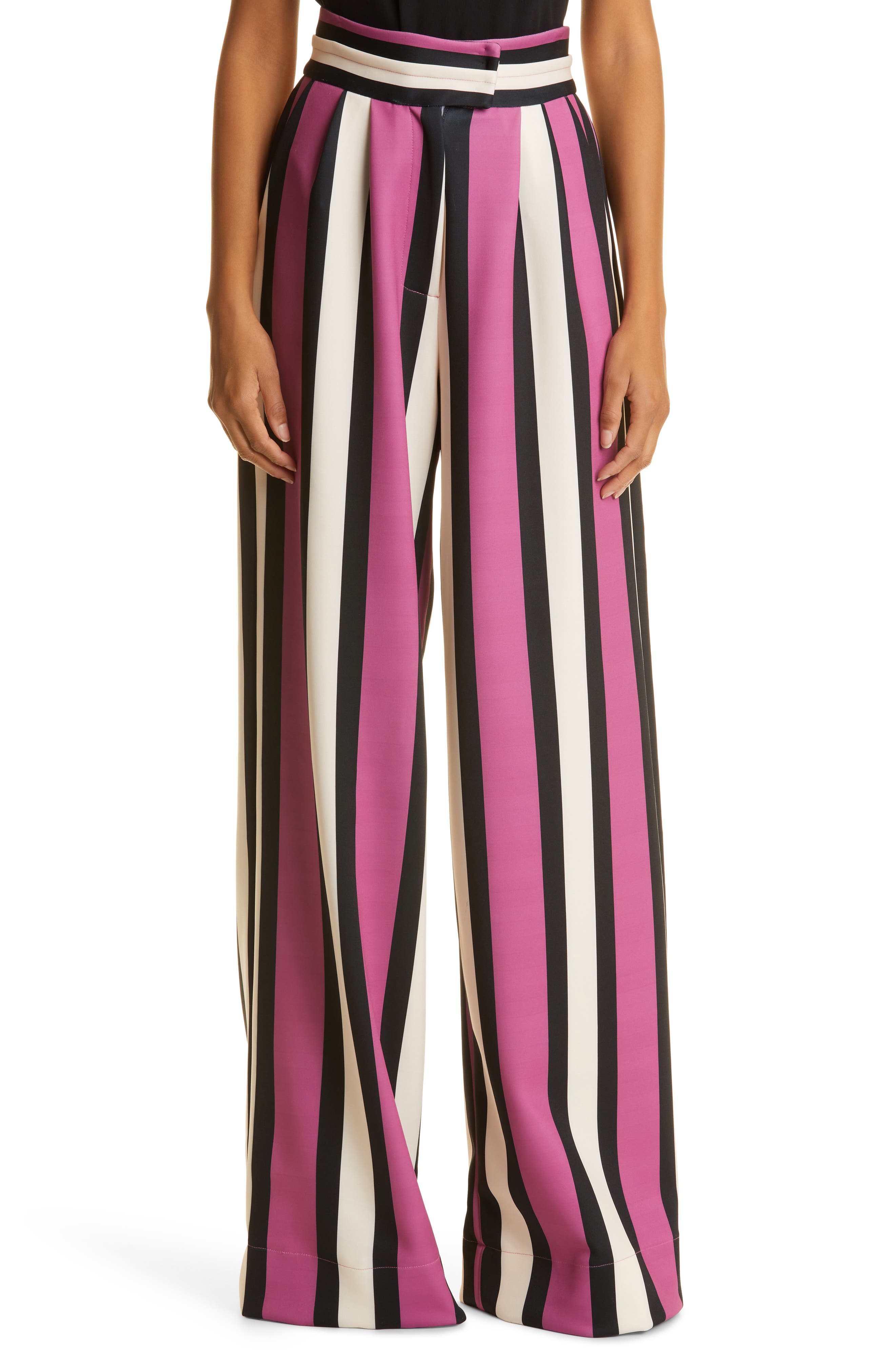 Kimberly Goldson Liza Satin Cuff Wide 