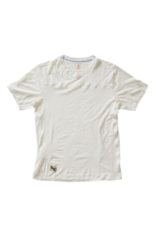 Shop Tracksmith Harrier Tee In Ivory