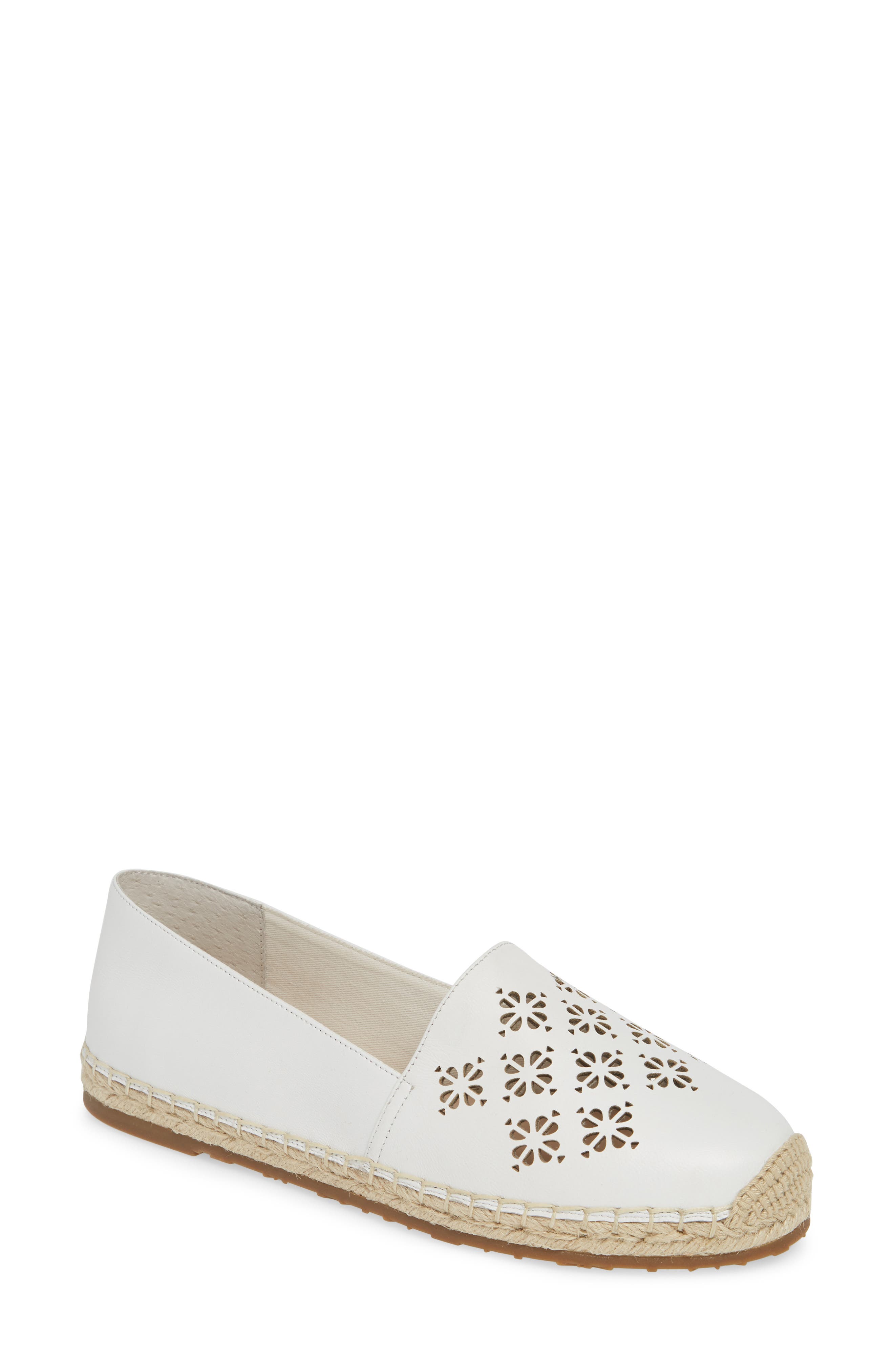 Kate Spade New York Garcia Espadrille Flat, White