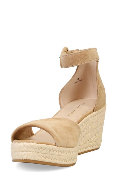 Pelle Moda Kove Espadrille Wedge Sandal In Latte/beige