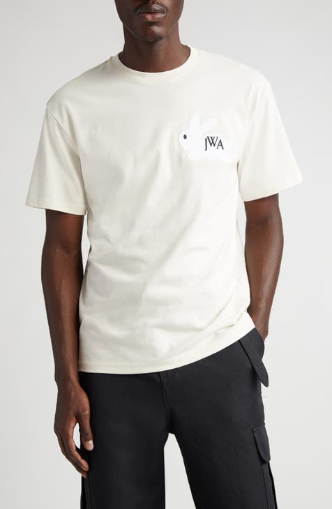 Shop JW Anderson Elephant-Embroidered Logo T-Shirt