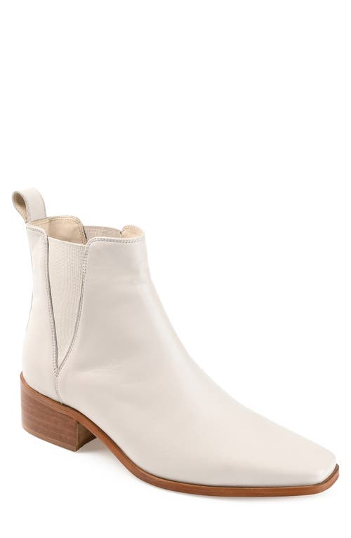 Brooklee Leather Chelsea Boot in Bone