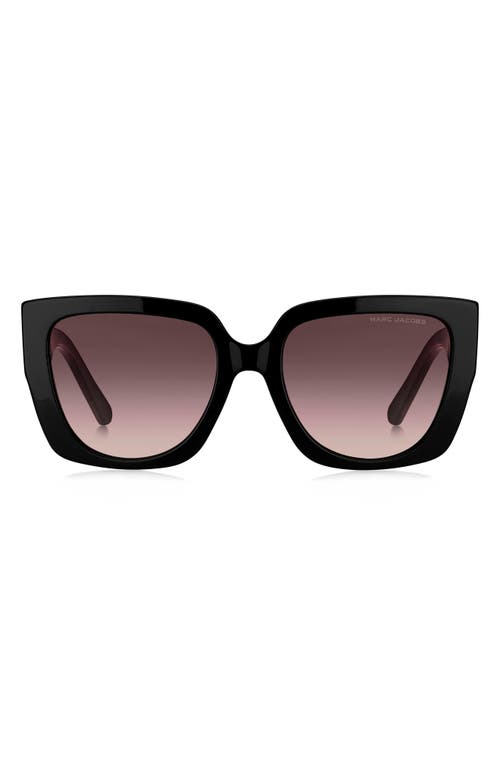 Marc Jacobs 54mm Square Sunglasses In Black