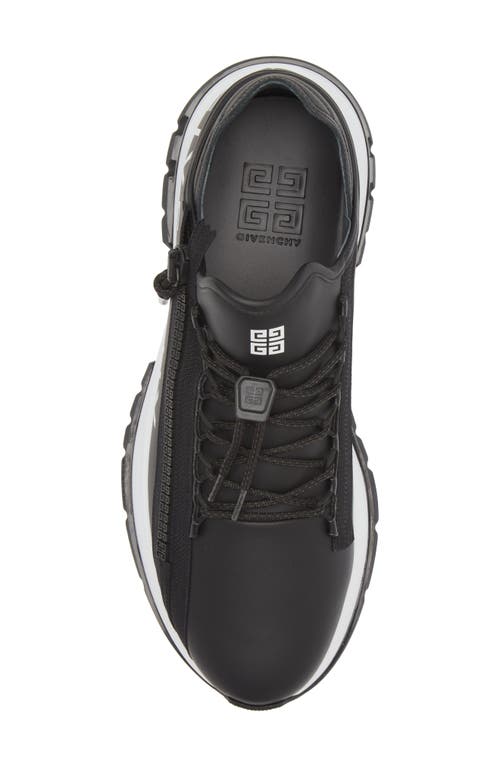 Shop Givenchy Spectre Zip Sneaker In Black/white