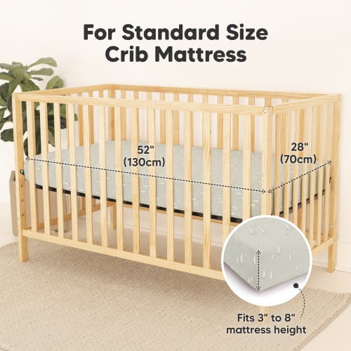 Shop Keababies 2-pack Isla [protect+] Waterproof Crib Sheets In Pine Grove