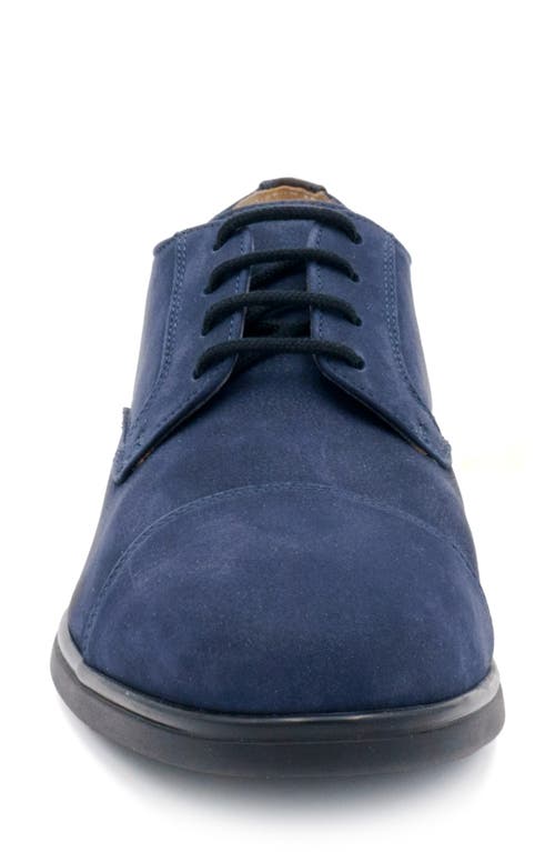 Amalfi By Rangoni Reno Cap Toe Derby In Navy Long Beach
