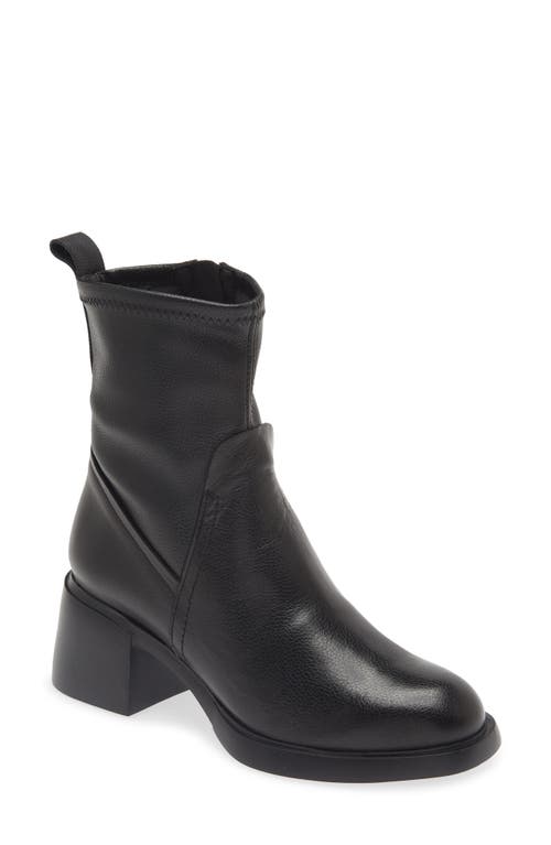 Wonders Block Heel Bootie In Black