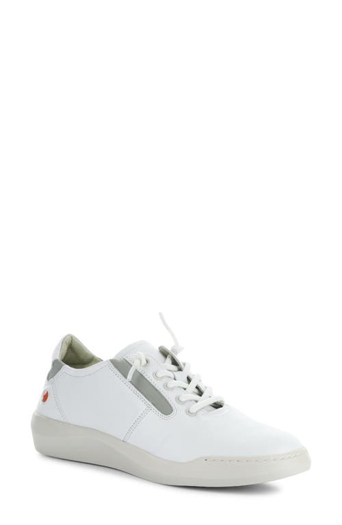 Binn Sneaker in White Smooth