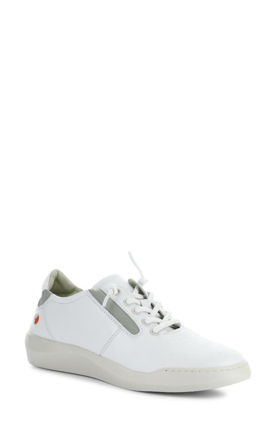 Softinos By Fly London Binn Sneaker In White Smooth