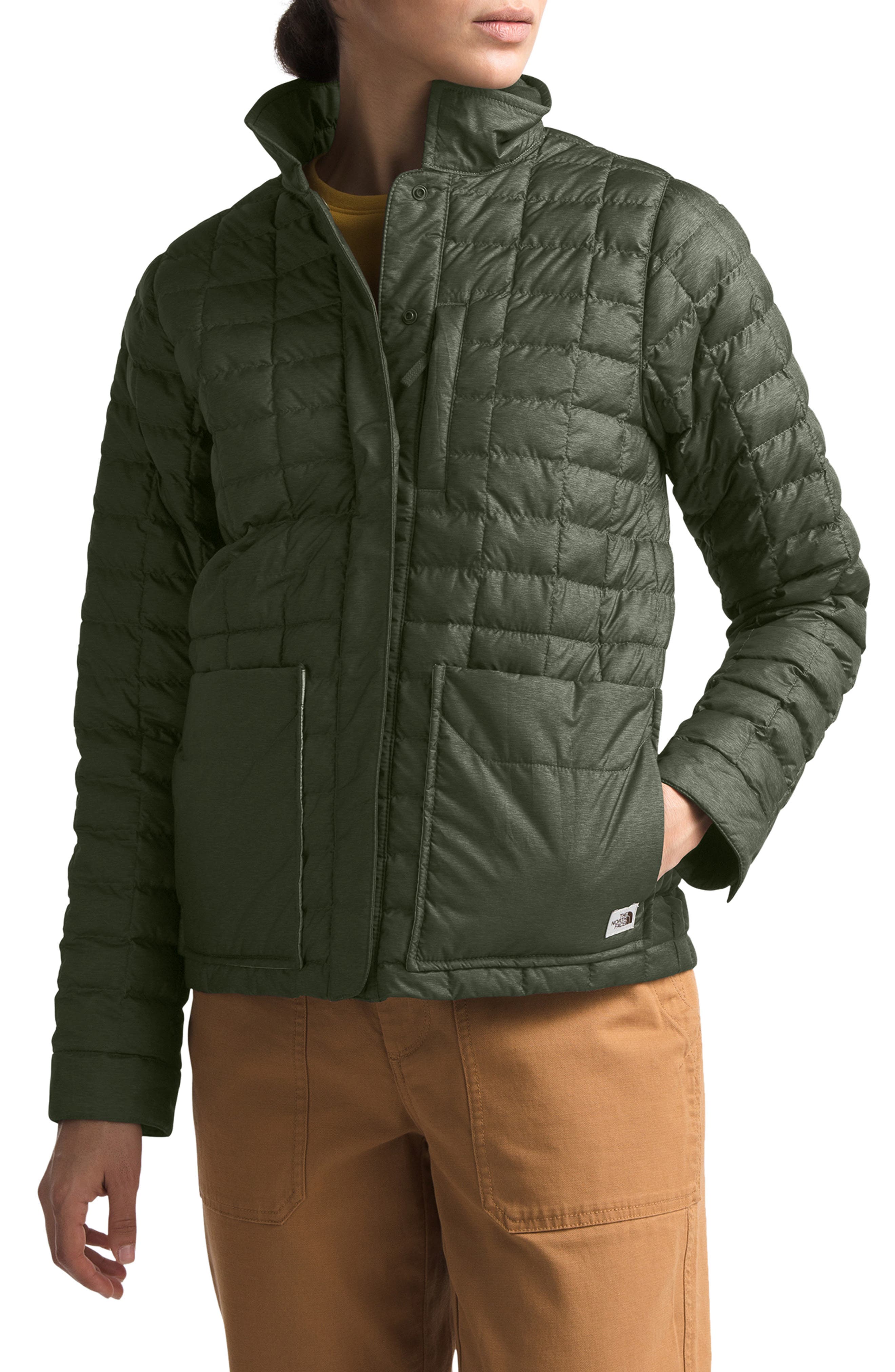 north face quilted jackets