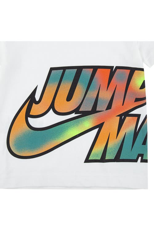 Shop Jordan Kids' Mvp Jumpman Wrap Graphic Tee In Sail