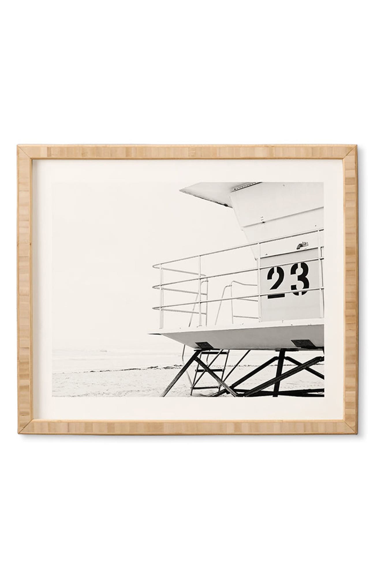 Deny Designs Tower 23 Bamboo Framed Wall Art Nordstrom