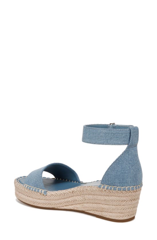 Franco Sarto Pela Espadrille Platform Sandal In Light Denim