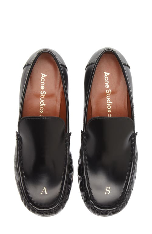 Acne Studios Babi Moc Toe Loafer Black at Nordstrom,