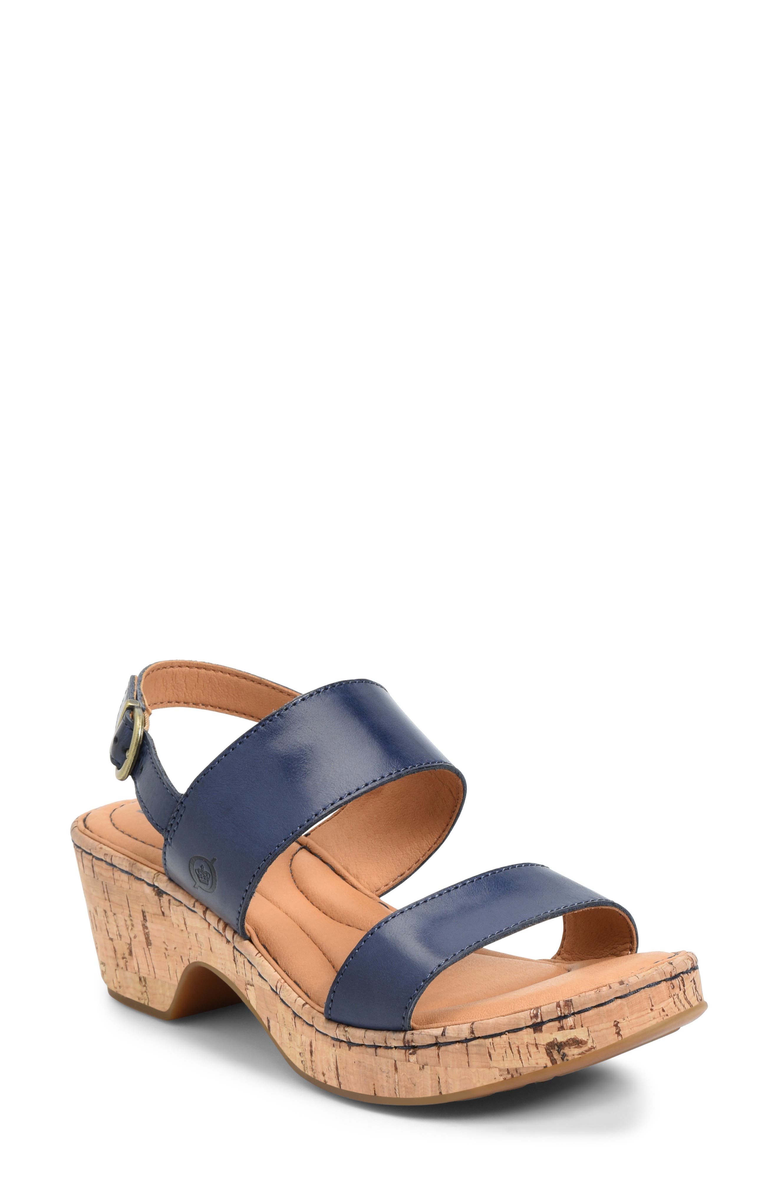 Born Atzel Block Heel Sandal Nordstrom Rack