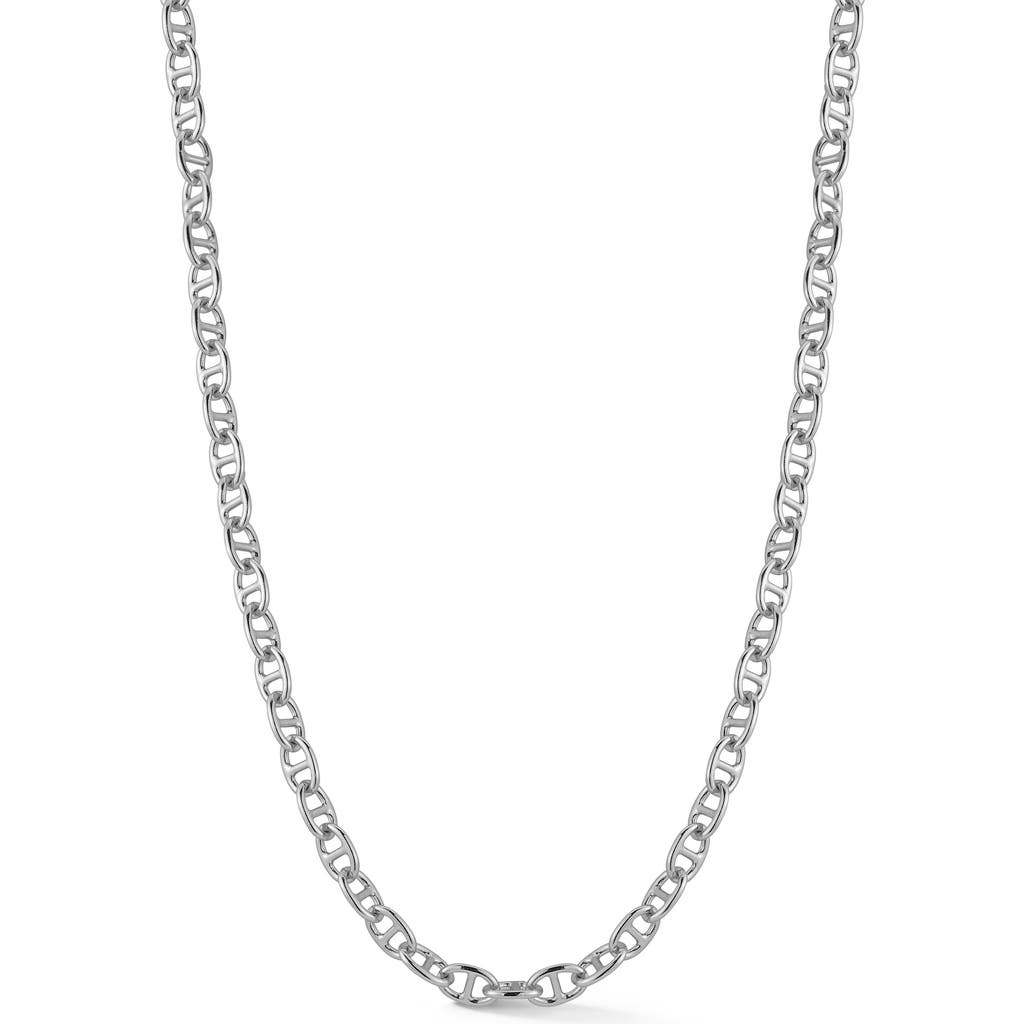 Chloe & Madison Chloe And Madison Mariner Link Chain Necklace In Silver