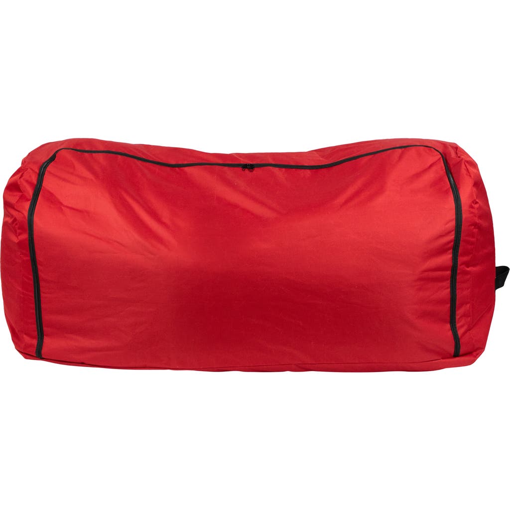 Northlight 57" Red Artificial Christmas Tree Rolling Storage Bag For Trees Up To 9ft In Red