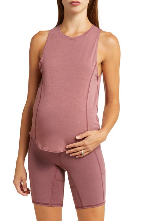 Buy Cotton Maternity Tank Top – Pink