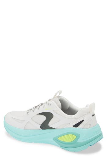 Skechers Octus Sneaker In White/teal