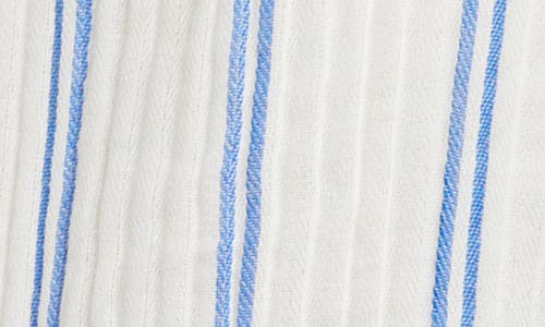 Faherty Dream Cotton Gauze Dylan Top In Back Bay Stripe