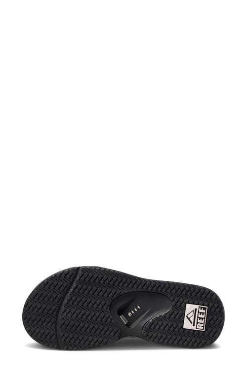 Reef Fanning Flip Flop In Grey/ Purple
