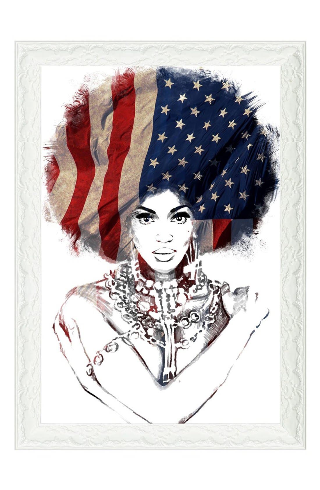 Oliver Gal 'American Woman' Framed Art Print Nordstrom