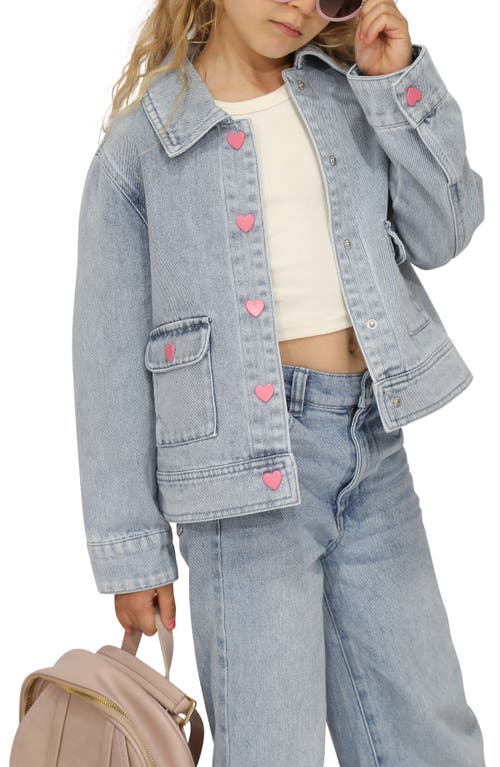 Belle & Bloom Sweet Like Me Denim Jacket In Stonewash