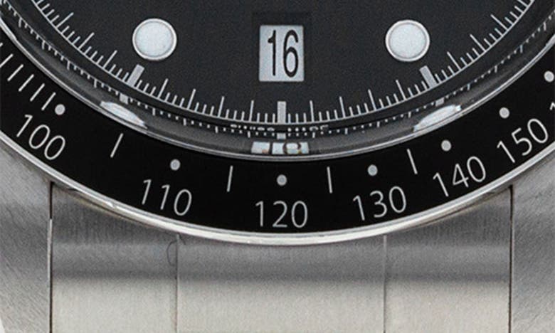 Shop Watchfinder & Co. Tudor  2022 Black Bay Automatic Bracelet Chronograph Watch, 41mm In Silver / Black