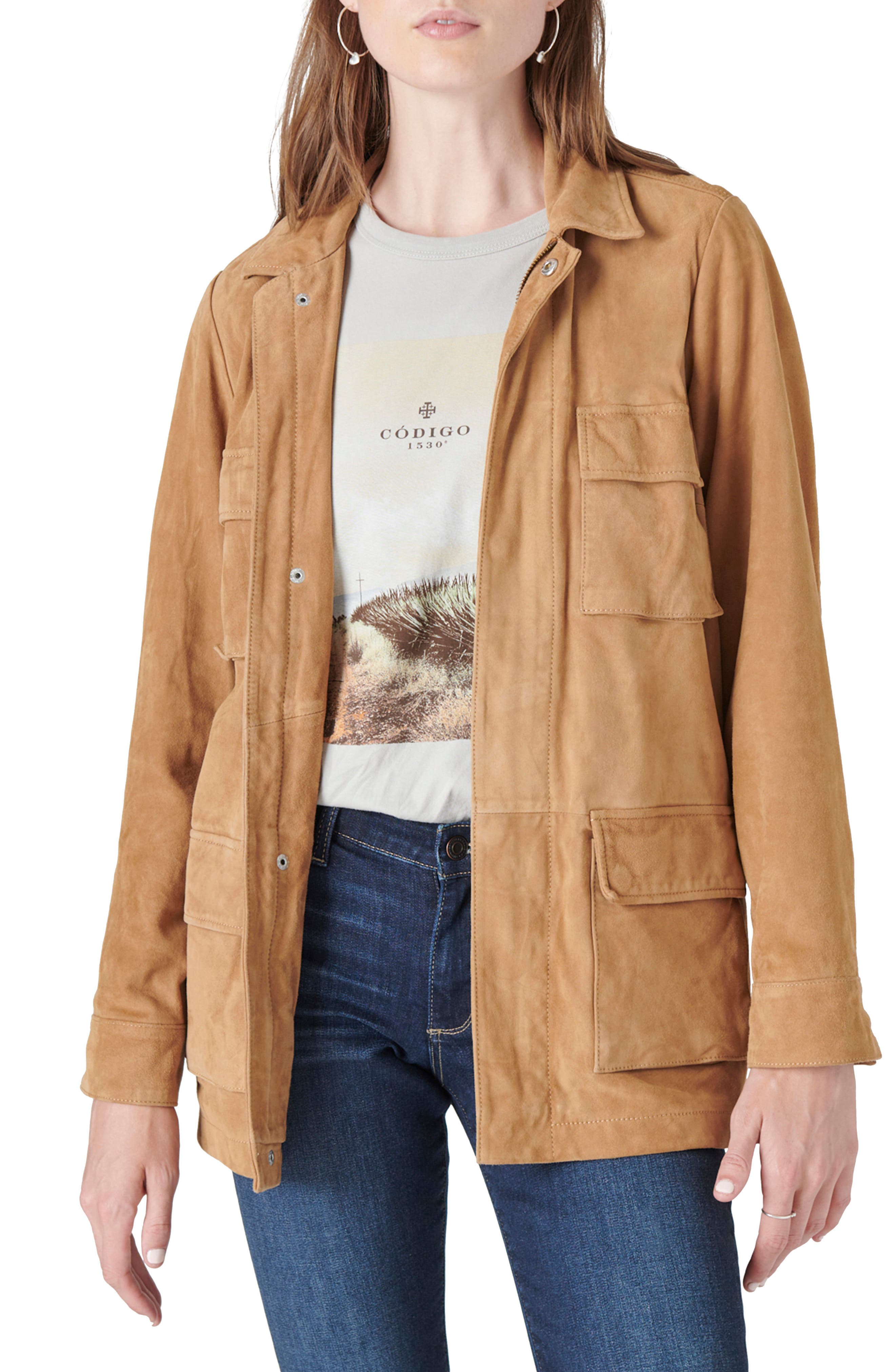 lucky suede jacket