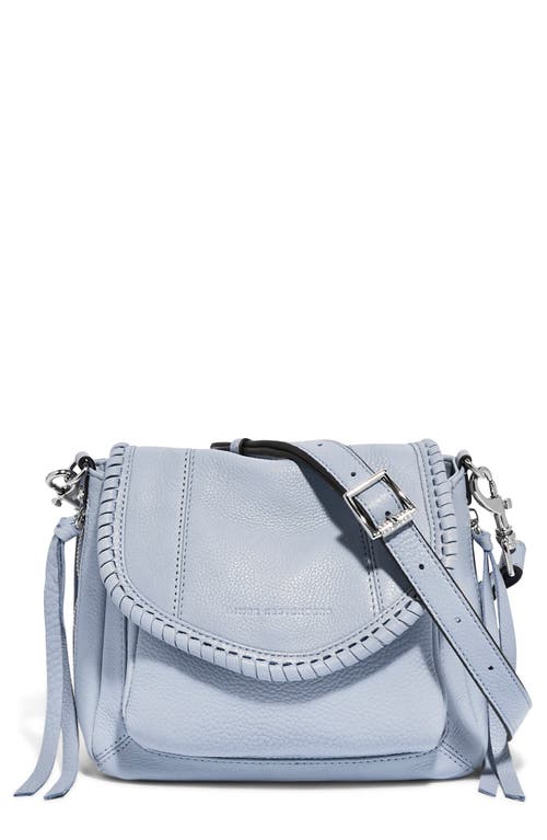 Mini All For Love Convertible Leather Crossbody Bag in Breeze Blue