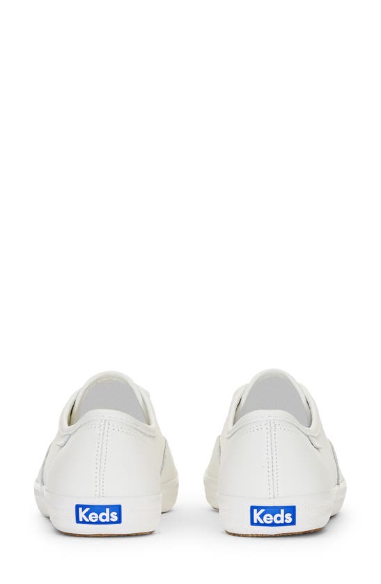 Shop Keds ® Champion Lace-up Sneaker In Off White Leather