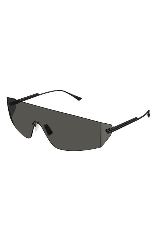 Bottega Veneta 99mm Mask Sunglasses In Black