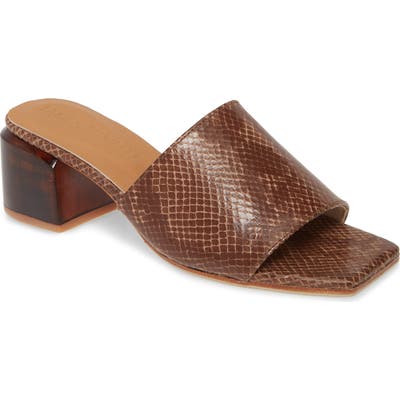 James Smith The Sicily Slide Sandal, Brown