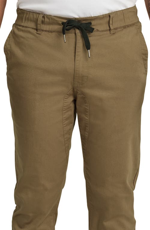 Shop Johnny Bigg Comfort Stretch Cotton Knit Joggers In Taupe