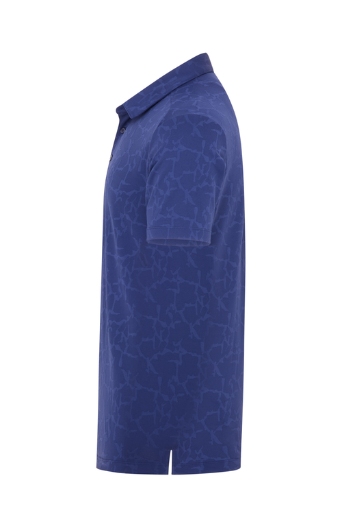 Reflo Yamuna 100% Recycled Material Polo In Deep Navy