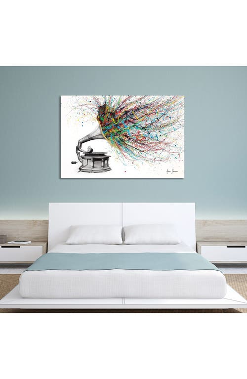 Icanvas Radical Rhapsody By Ashvin Harrison Canvas Print In White Canvas/multicolor