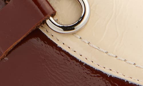 Wonders Moc Toe Bit Loafer Pump In Brown Cream Combo