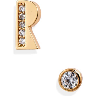 Kate Spade New York Initial Mismatched Stud Earrings