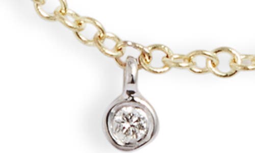Meira T Diamond Shaker Frontal Necklace In Diamond/gold