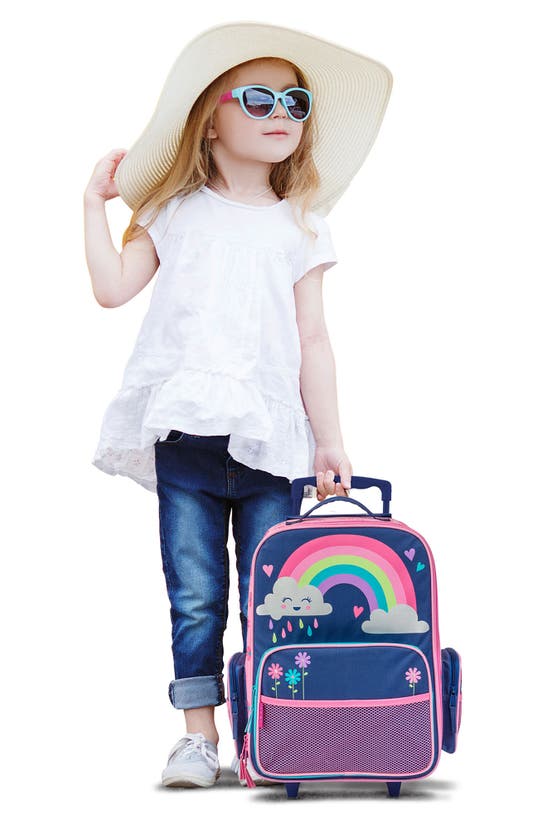 Stephen Joseph 18-inch Rolling Suitcase In Rainbow