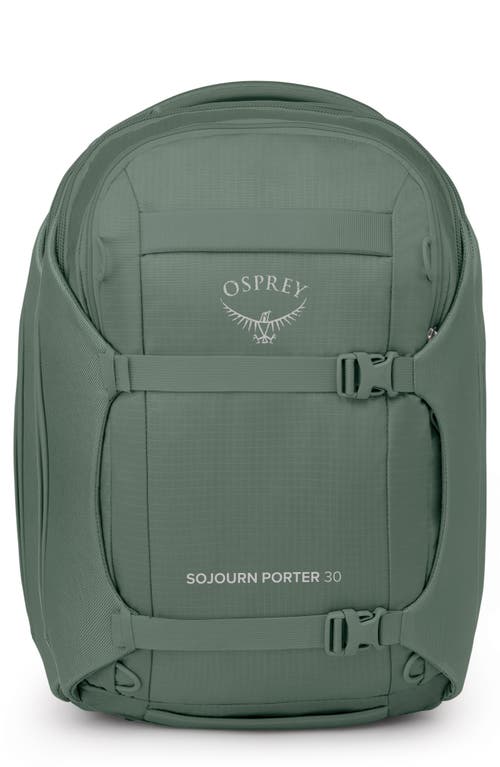 Sojourn Porter 30-Liter Recycled Nylon Travel Pack in Koseret Green