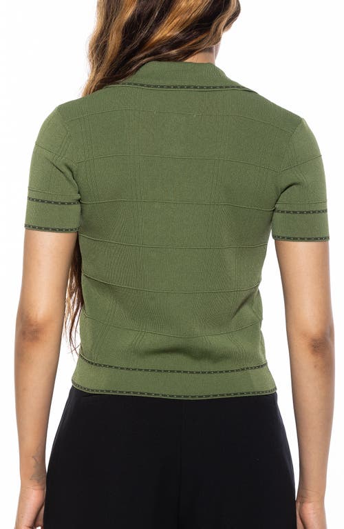 Alexia Admor Women's Arya Short Sleeve Knit Cardigan In Sage