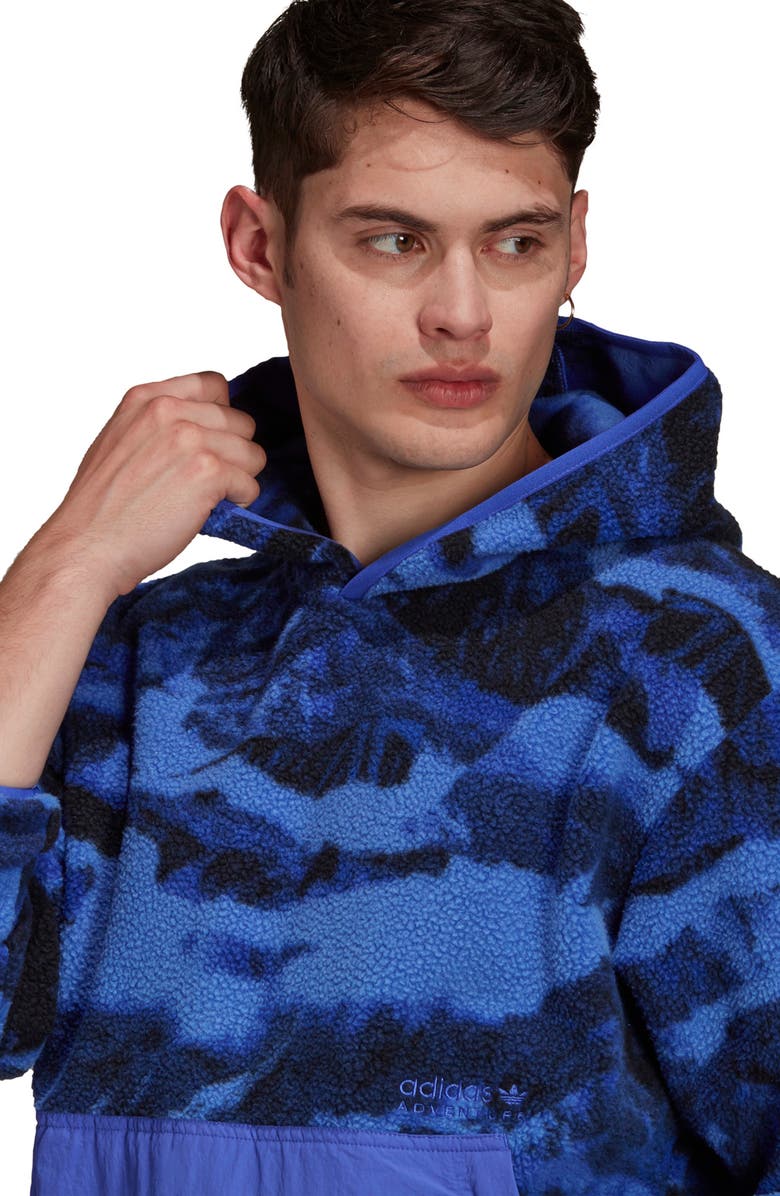 adidas Adventure Polar Fleece Camo Pullover Hoodie